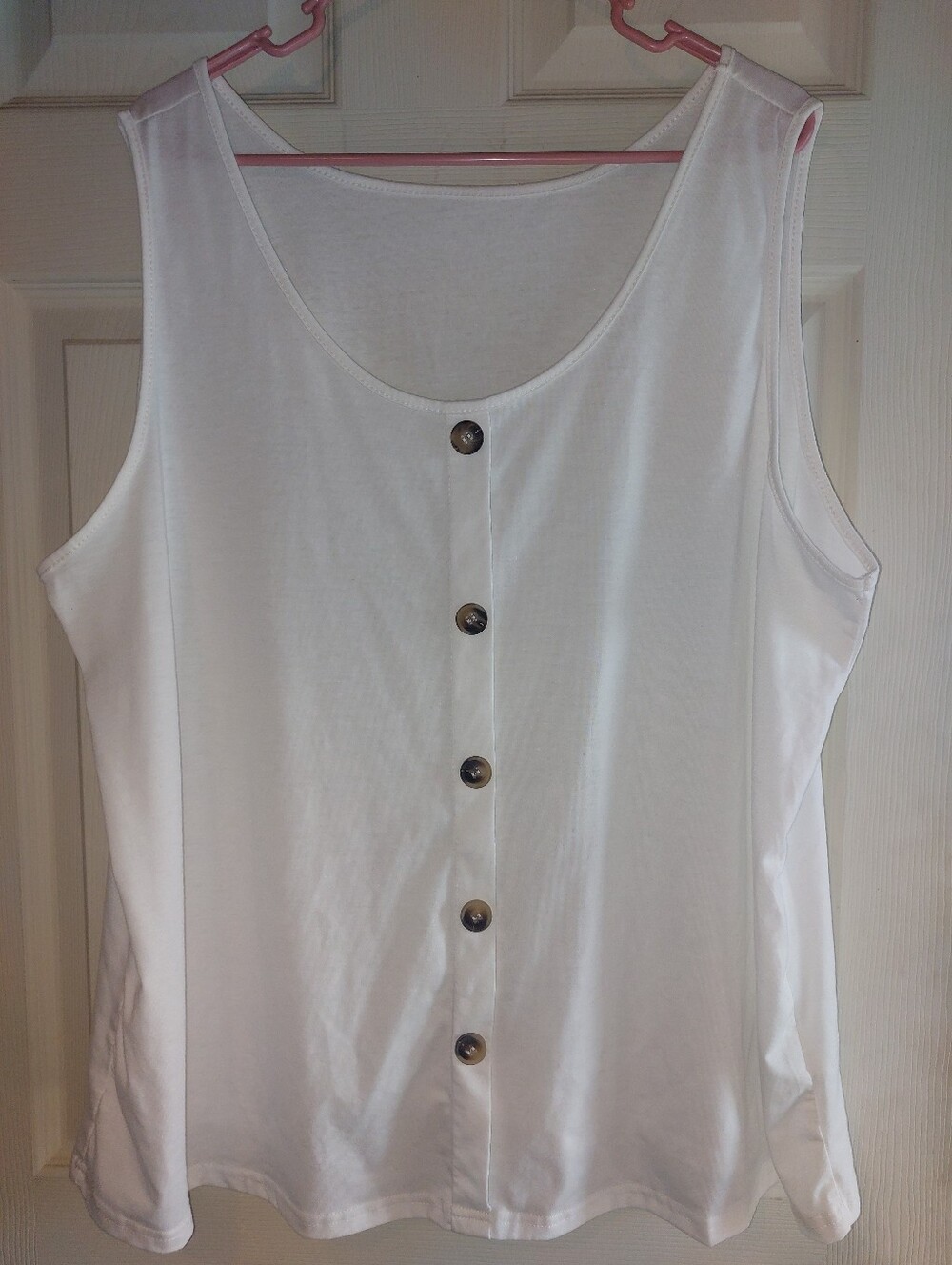 Shein 4x White Sleeveless Women's Top